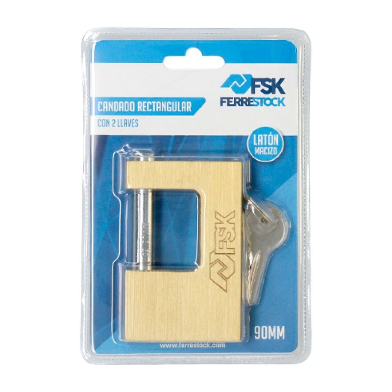 Lucchetto con chiave Ferrestock 90 mm Lucchetto con chiave Ferrestock 90 mm