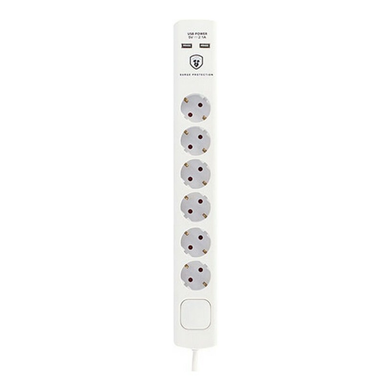 Multipresa 6 Prese con Interruttore TM Electron 230 V Multipresa 6 Prese con Interruttore TM Electron 230 V
