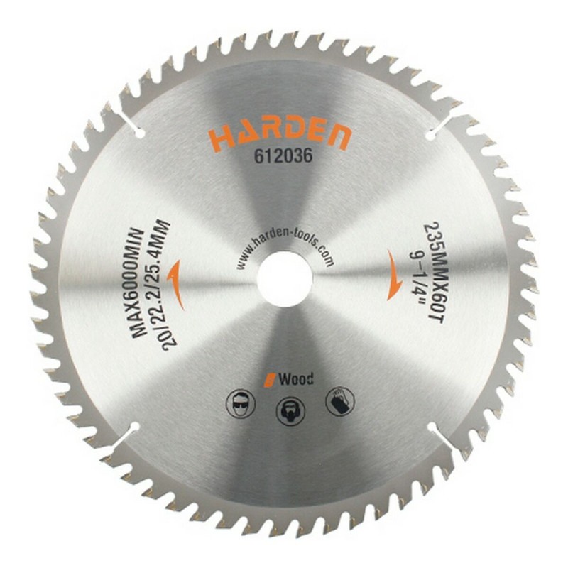 Disco da taglio Harden Legno Ø 235 x 25,4 mm Disco da taglio Harden Legno Ø 235 x 25,4 mm
