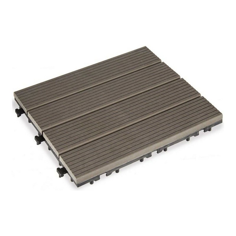 Piastrella ad Incastro Ibergarden SM-4P-ALDH Nero Polietilene Composite 30 x 2,6 x 30 cm Piastrella ad Incastro Ibergarden SM-4P-ALDH Nero Polietilene Composite 30 x 2,6 x 30 cm