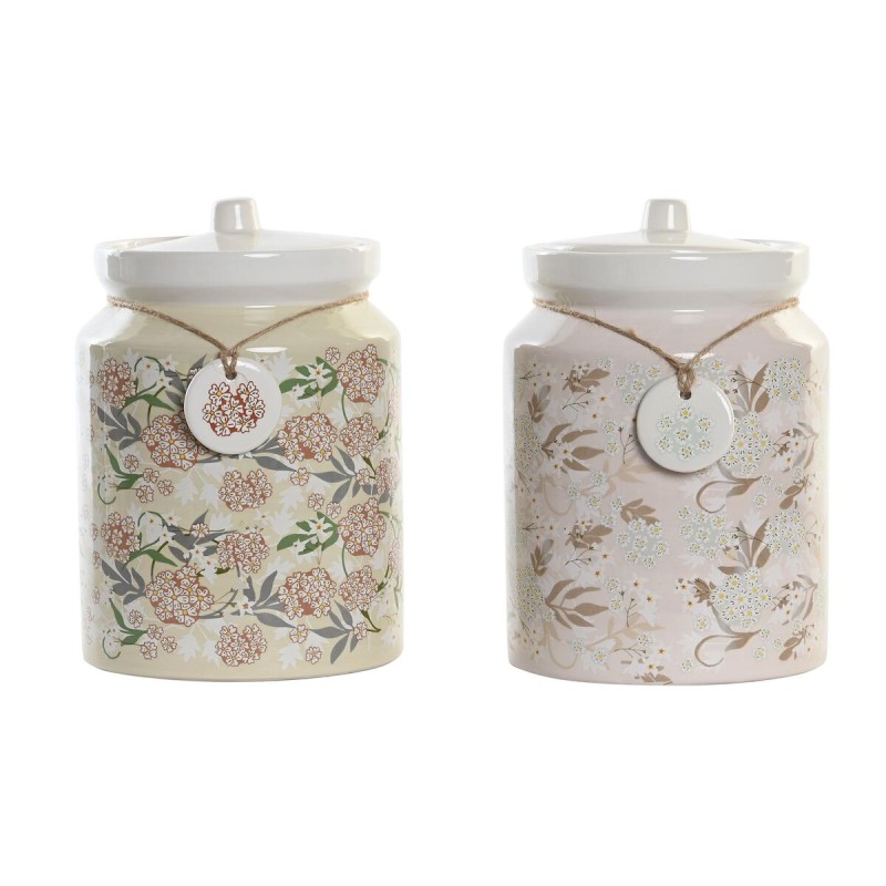 Barattolo DKD Home Decor Alluminio Dolomite Tradizionale (2 Unità) Barattolo DKD Home Decor Alluminio Dolomite Tradizionale (2 Unità)