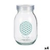 Barattolo Vivalto Slow Life Trasparente 1,8 L (4 Unità)