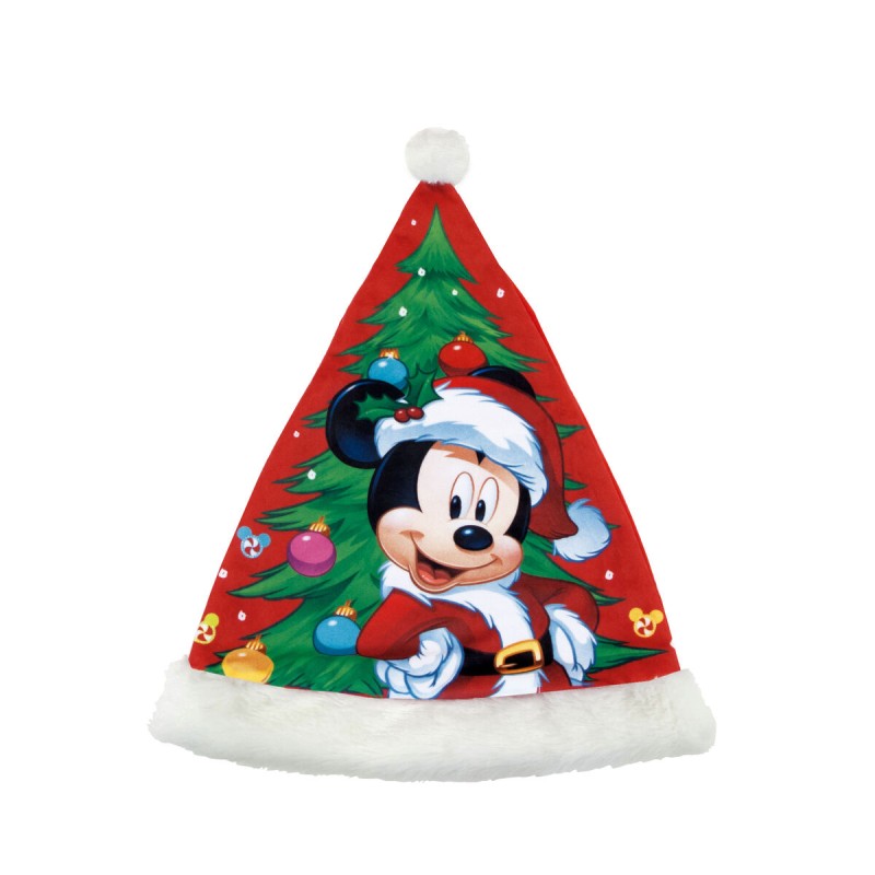 Cappello di Babbo Natale Mickey Mouse Happy smiles Per bambini 37 cm Cappello di Babbo Natale Mickey Mouse Happy smiles Per bambini 37 cm
