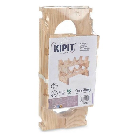 Portabottiglie Kipit GL6G Naturale 36,5 x 21 x 25 cm 6 bottiglie