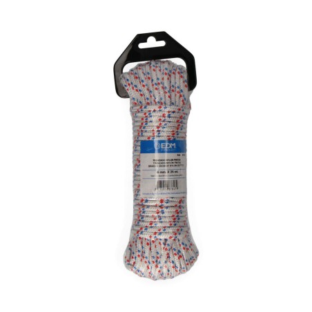 Corda intrecciata EDM 87847 Tricolore Nylon 25 m