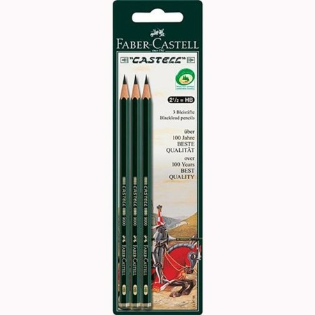 Set di Matite Faber-Castell Esagonale HB (10 Unità)