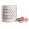 Barattolo DKD Home Decor 15,5 x 15,5 x 21 cm Rosa Bianco Dolomite