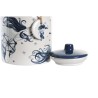 Barattolo DKD Home Decor 12 x 12 x 16 cm Azzurro Bianco Dolomite (3 Unità)
