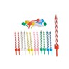 Set di Candele Compleanno Multicolore (12 Unità)