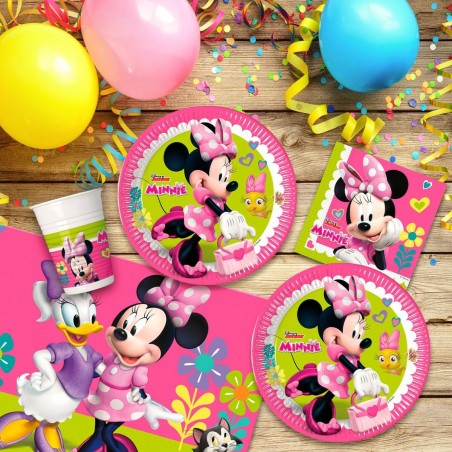Set Articoli per feste Minnie Mouse 37 Pezzi