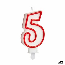Candela Compleanno Numeri 5 (12 Unità)
