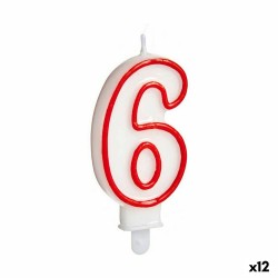 Candela Compleanno Numeri 6 (12 Unità)