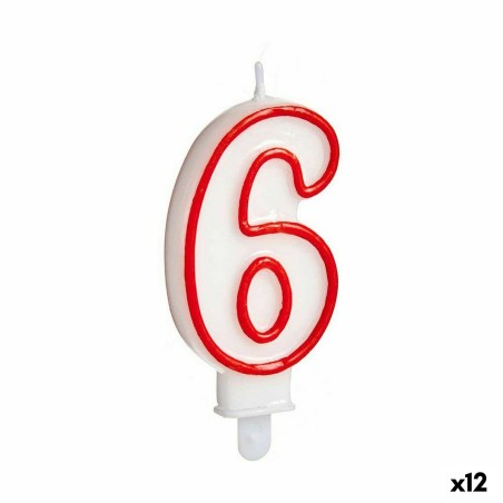 Candela Compleanno Numeri 6 (12 Unità)
