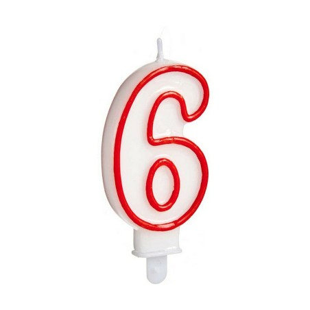 Candela Compleanno Numeri 6 (12 Unità)