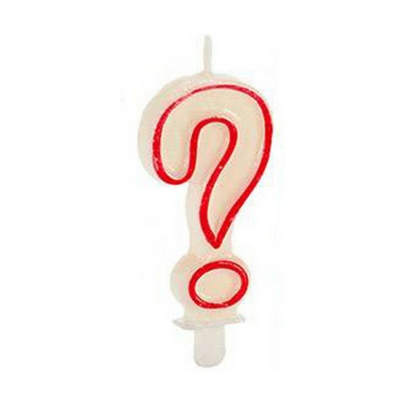Candela ? Compleanno Bianco Rosso (12 Unità)