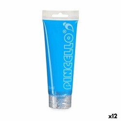 Vernice acrilica Pincello Neon Azzurro 120 ml (12 Unità)