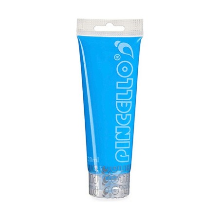 Vernice acrilica Pincello Neon Azzurro 120 ml (12 Unità)