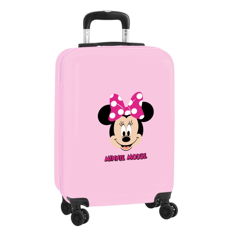 Bagaglio a Mano Minnie Mouse My Time Rosa 20'' 34,5 x 55 x 20 cm Bagaglio a Mano Minnie Mouse My Time Rosa 20'' 34,5 x 55 x 20 cm
