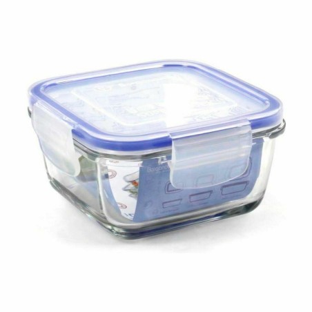 Porta pranzo Ermetico Borgonovo Superblock Quadrato 12 x 12 x 6 cm (12 Unità)