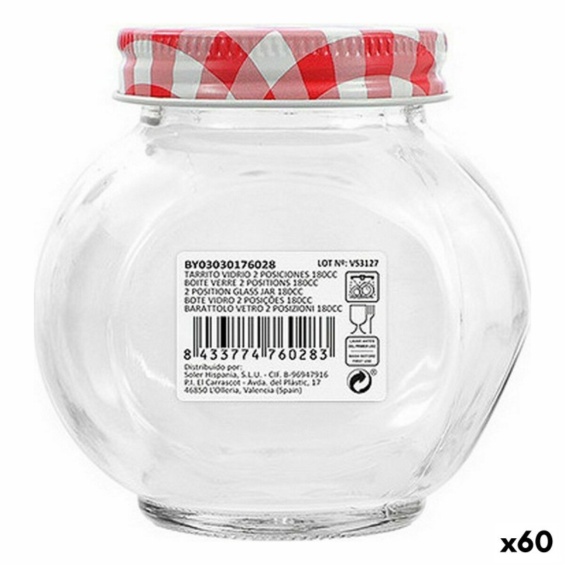 Vaso Mediterraneo Vetro 180 ml 8 x 6,1 x 8 cm (60 Unità) Vaso Mediterraneo Vetro 180 ml 8 x 6,1 x 8 cm (60 Unità)