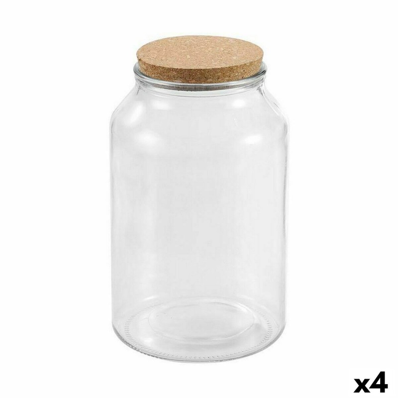 Vaso La Mediterránea 3,8 L Vetro (4 Unità) Vaso La Mediterránea 3,8 L Vetro (4 Unità)