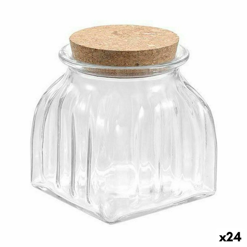 Vaso La Mediterránea A strisce 660 ml Vetro (24 Unità) Vaso La Mediterránea A strisce 660 ml Vetro (24 Unità)