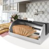 Portapane Feel Maestro MR-1676-BLACK Nero Acciaio inossidabile 38,5 x 39 x 25,5 cm