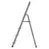 Scala Pieghevole a 4 Scalini Krause 000705 Argentato Alluminio