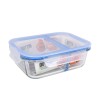Porta pranzo Ermetico Quttin 2 Compartimenti Rettangolare 1 L (6 Unità)