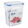 Porta pranzo Ermetico Quttin 1,6 L Rettangolare 15 x 10 x 18 cm (12 Unità)