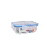 Porta pranzo Ermetico Quttin 2 Compartimenti Rettangolare 580 ml (6 Unità)