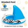 Bestway Piscina Gonfiabile per Bambini Safari 97x66 cm +2 Anni Giardino 52559
