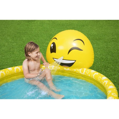 Bestway Piscina Gonfiabile Infantile Getto Sorriso 165x144x69 cm +2 Anni Giardino 53081