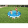 Bestway Piscina Rigida Infantile PVC Dinosauri 244x46 cm +3 Anni Giardino 55001