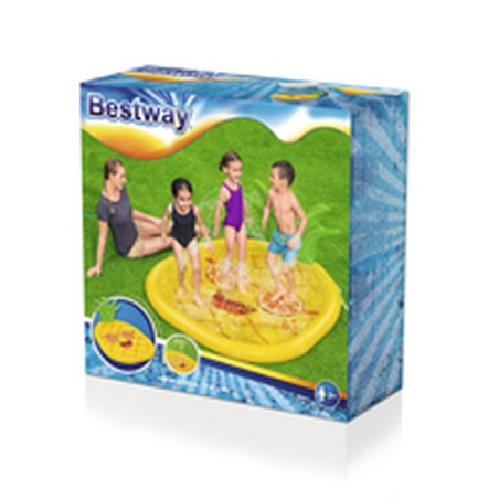 Bestway Spruzzatore Materassino Gonfiabile Ananas 196x165 cm +2 Anni Giardino 52565