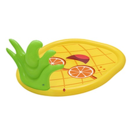 Bestway Spruzzatore Materassino Gonfiabile Ananas 196x165 cm +2 Anni Giardino 52565