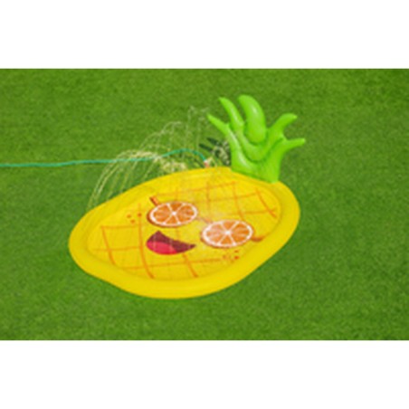 Bestway Spruzzatore Materassino Gonfiabile Ananas 196x165 cm +2 Anni Giardino 52565