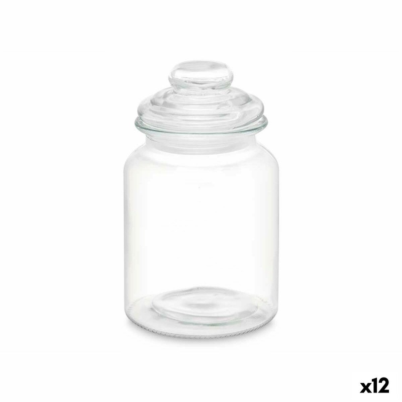 Vaso Vivalto CW-P00712-2/TH6 Trasparente 900 ml Con coperchio (12 Unità) Vaso Vivalto CW-P00712-2/TH6 Trasparente 900 ml Con coperchio (12 Unità)