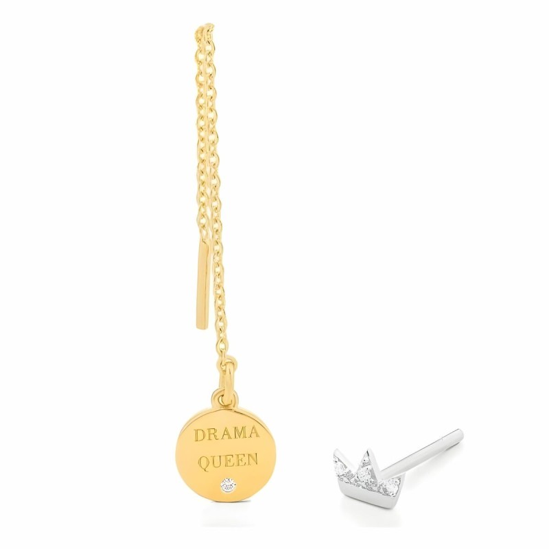 Orecchini Donna Secrecy E8217CDAWW900 Argento puro 5 cm Orecchini Donna Secrecy E8217CDAWW900 Argento puro 5 cm