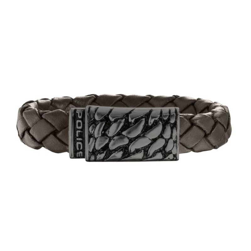 Bracciale Uomo Police S14AHW03B Pelle 19 cm Bracciale Uomo Police S14AHW03B Pelle 19 cm