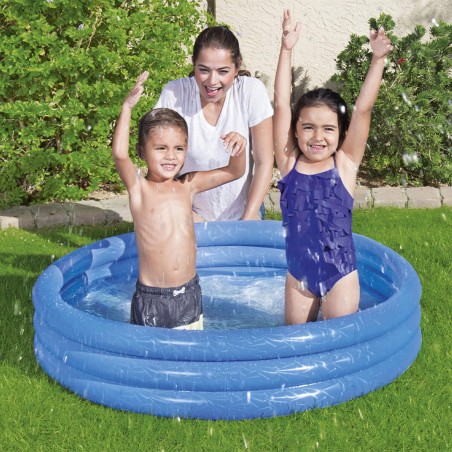 Bestway Piscina Gonfiabile Bambini 3 Anelli Eco Color Surtido 122x25 cm +2 Anni Giardino 51025