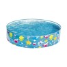 Bestway Piscina Rigida PVC per Bambini Mare 122x25 cm +2 Anni Giardino 55028