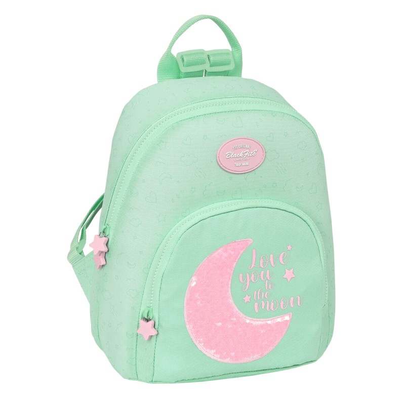 Zaino BlackFit8 Moon Verde 25 x 30 x 13 cm Zaino BlackFit8 Moon Verde 25 x 30 x 13 cm