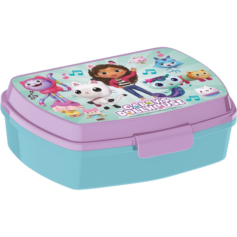Contenitore per Sandwich Gabby's Dollhouse Party Rosa chiaro Rettangolare 17 x 5,6 x 13,3 cm Contenitore per Sandwich Gabby's Dollhouse Party Rosa chiaro Rettangolare 17 x 5,6 x 13,3 cm