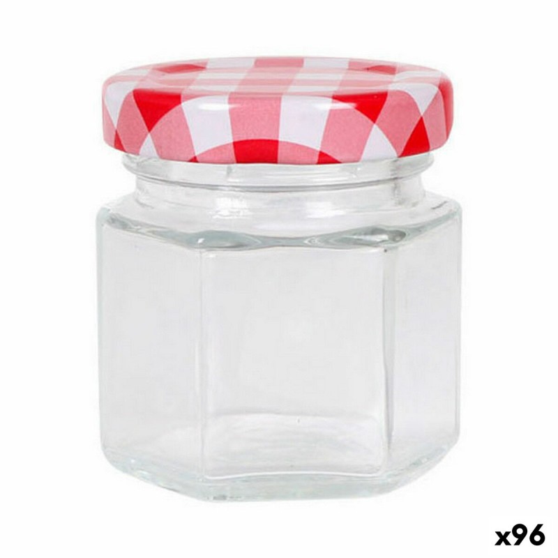 Barattolo In Vetro Trasparente Mediterraneo Vetro 45 ml (96 Unità) Barattolo In Vetro Trasparente Mediterraneo Vetro 45 ml (96 Unità)