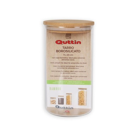 Vaso Quttin Silicone Vetro Borosilicato 1,45 L (12 Unità)