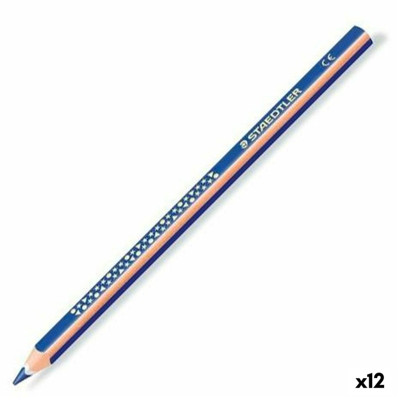 Matita Staedtler Jumbo Noris Azzurro Legno (12 Unità) Matita Staedtler Jumbo Noris Azzurro Legno (12 Unità)