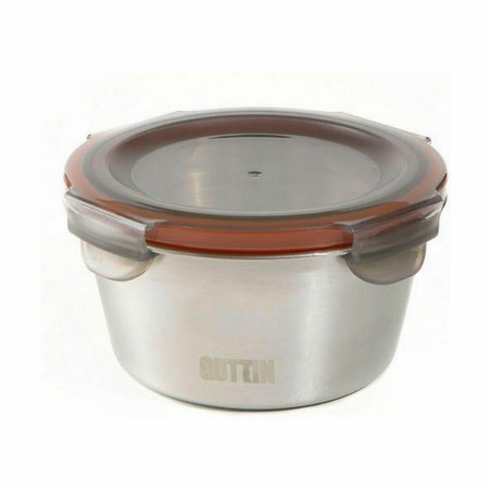 Porta pranzo Ermetico Quttin Rotonda Acciaio inossidabile Argentato 300 ml Acciaio (12 Unità)