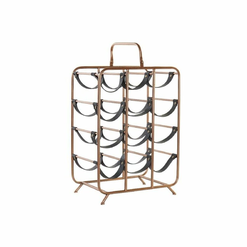 Portabottiglie DKD Home Decor 37 x 23,5 x 54 cm Metallo Rame Poliuretano Portabottiglie DKD Home Decor 37 x 23,5 x 54 cm Metallo Rame Poliuretano
