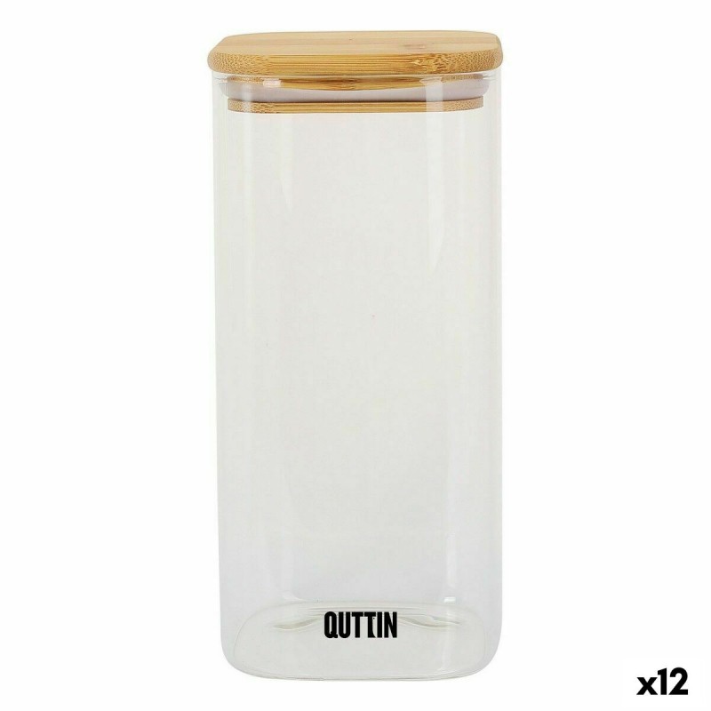 Vaso Quttin Bambù Quadrato 1,6 L (12 Unità) Vaso Quttin Bambù Quadrato 1,6 L (12 Unità)